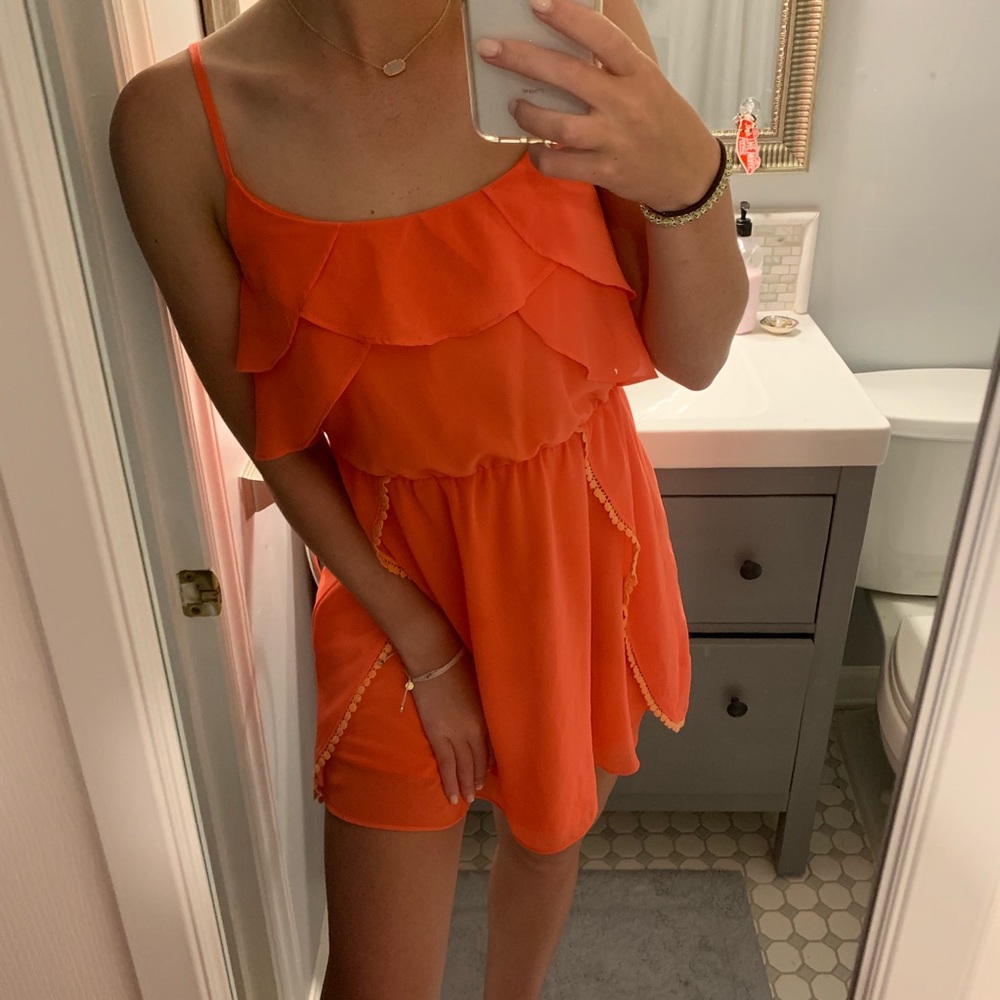 Boutique ruffle dress
